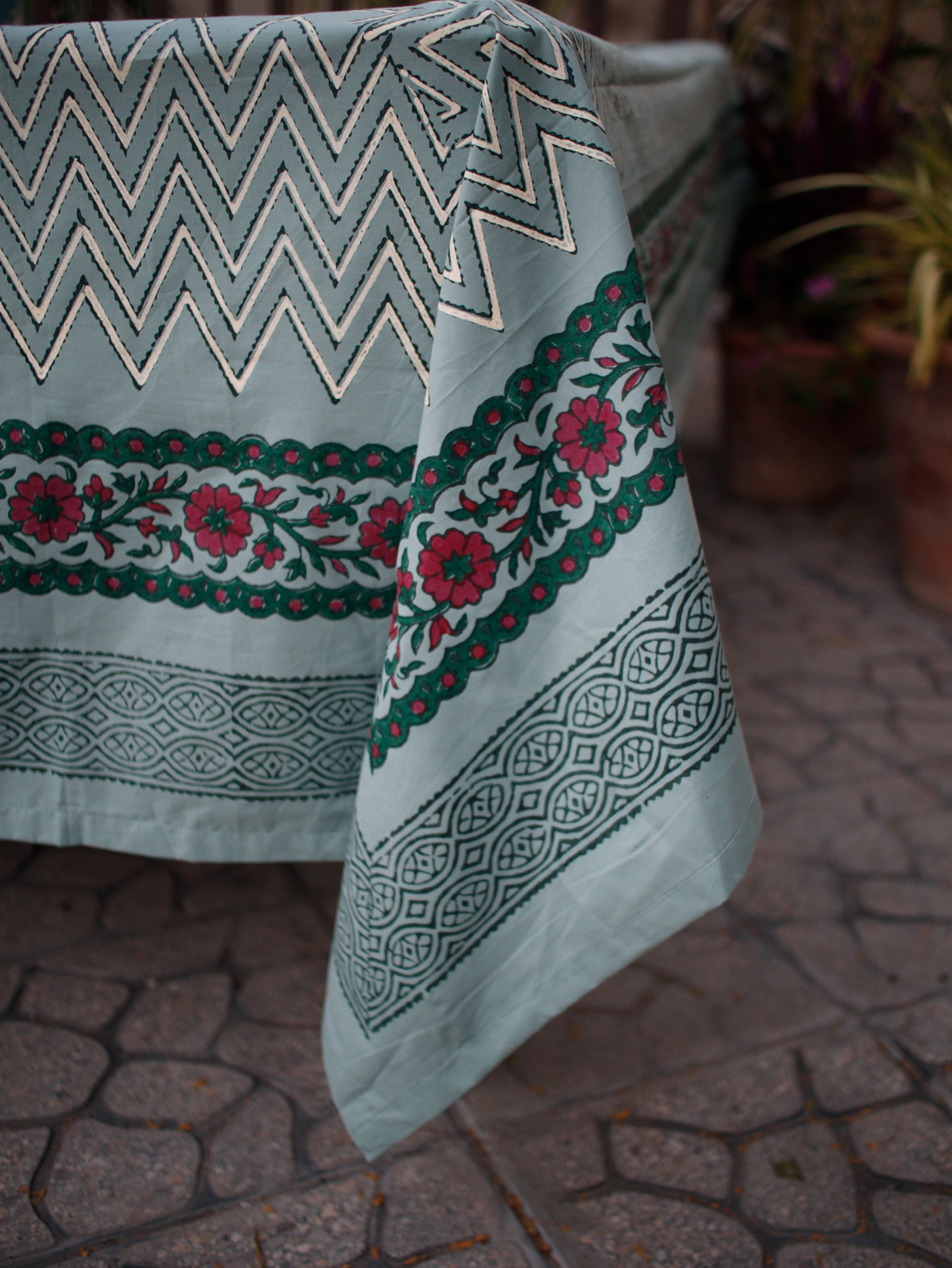 Meadow - Hand Block Printed Bed Set