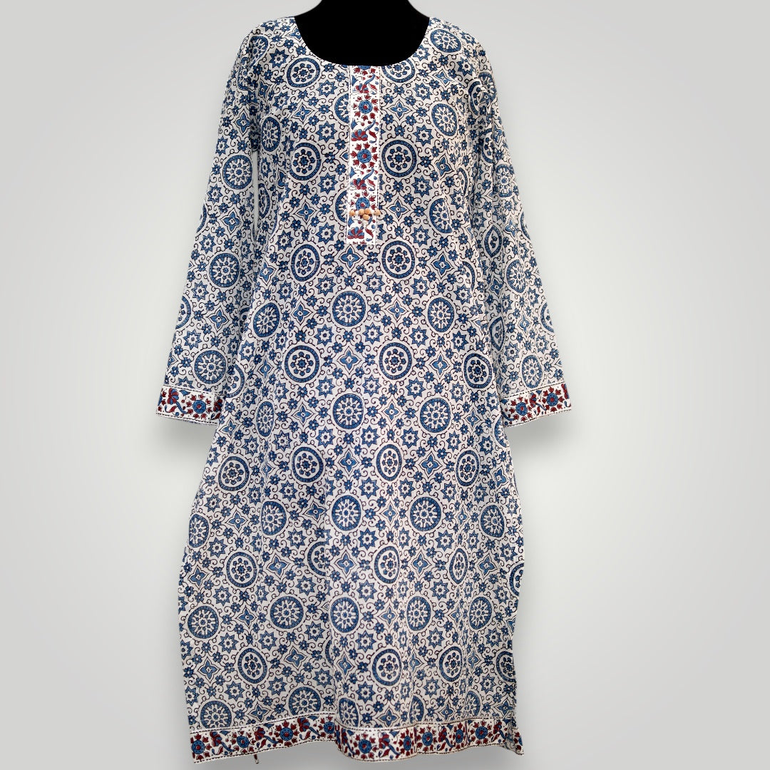 Indigo Summer Kurta