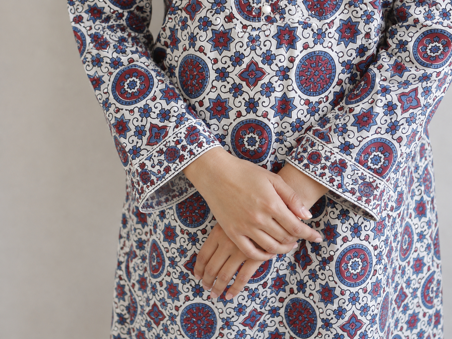 Ajrakh Summer Kurta