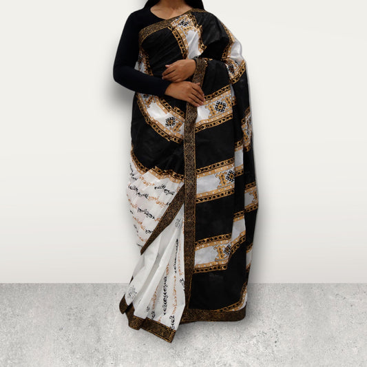 Kohl - Hand Block Printed Saree