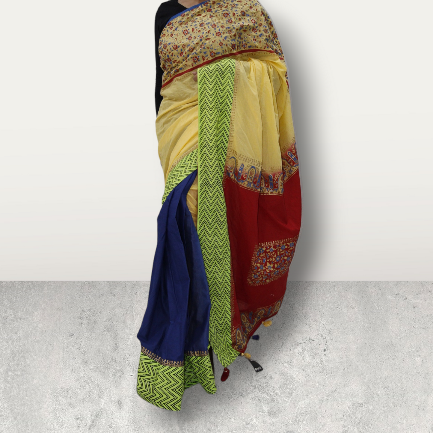 Jalpari - Hand Block Printed Saree