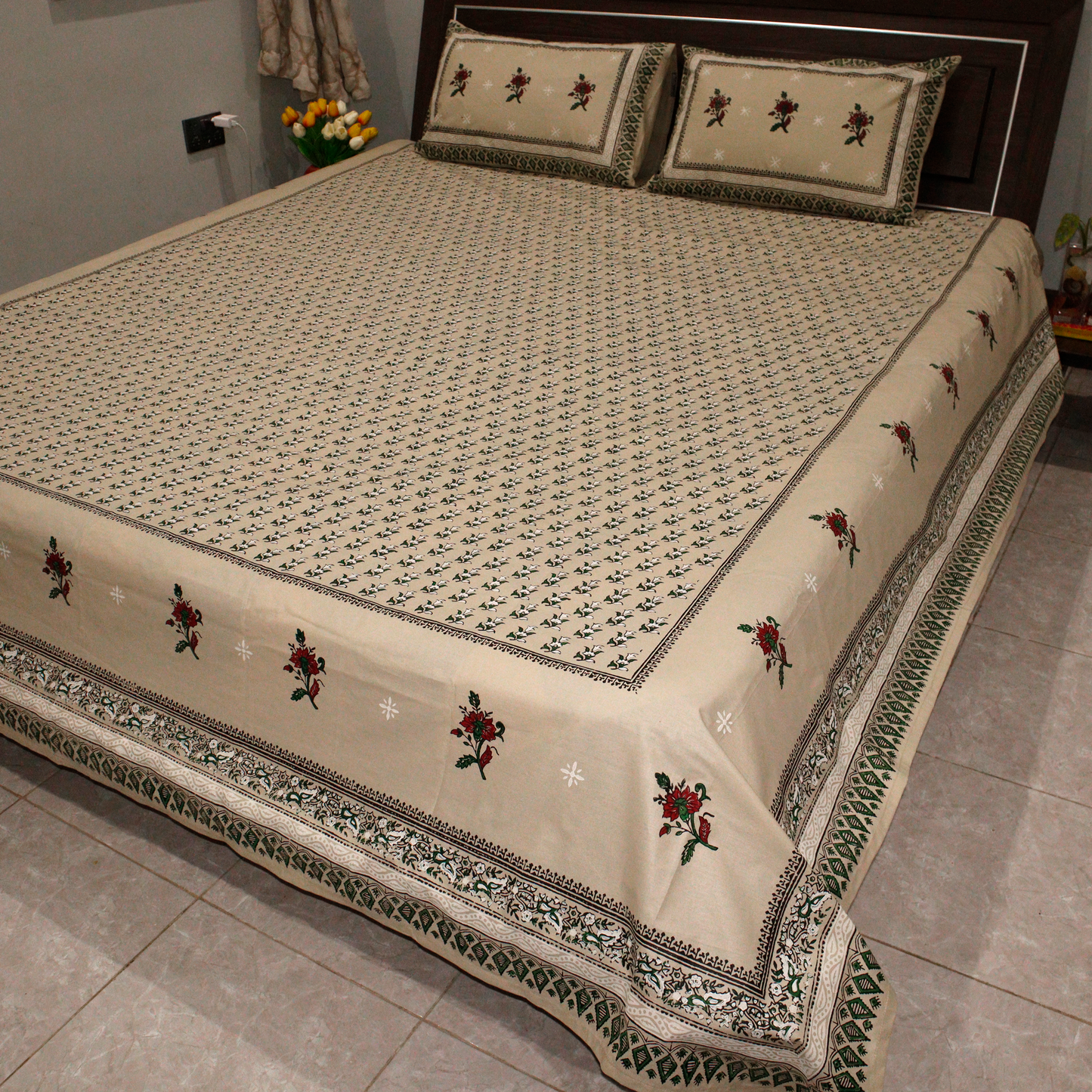 Sahara - Hand Block Printed Bed Set