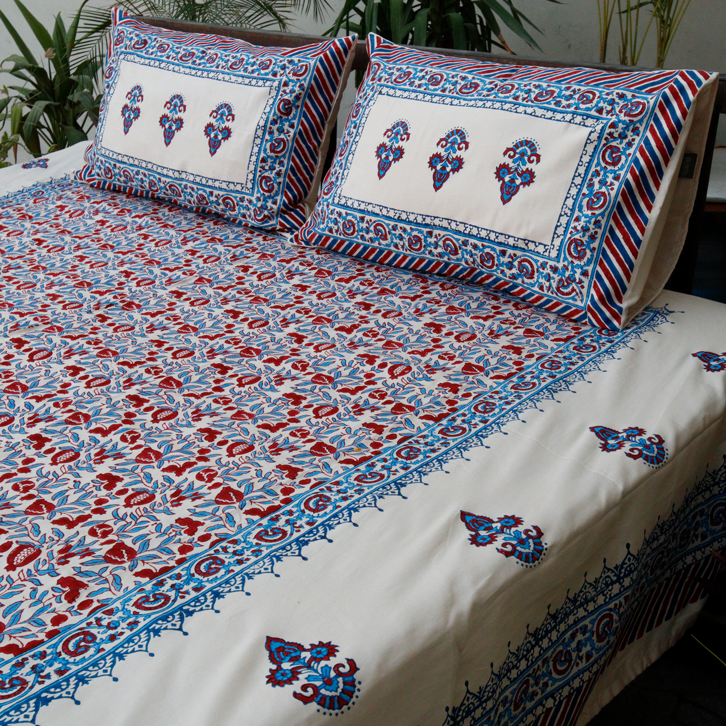 Granada - Hand Block Printed Bed Set