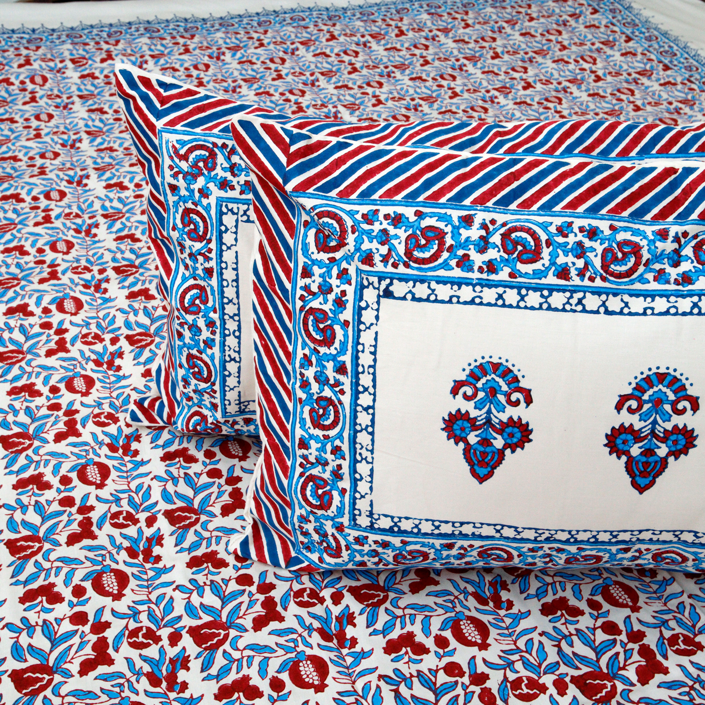 Granada - Hand Block Printed Bed Set