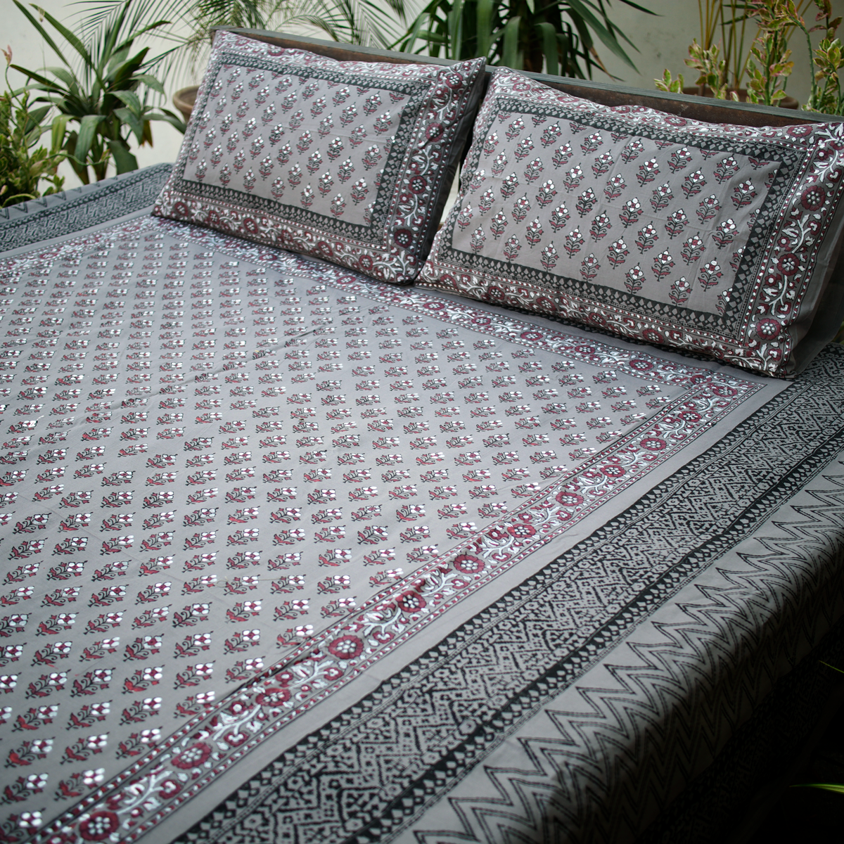 Potpourri - Hand Block Printed Bed Set