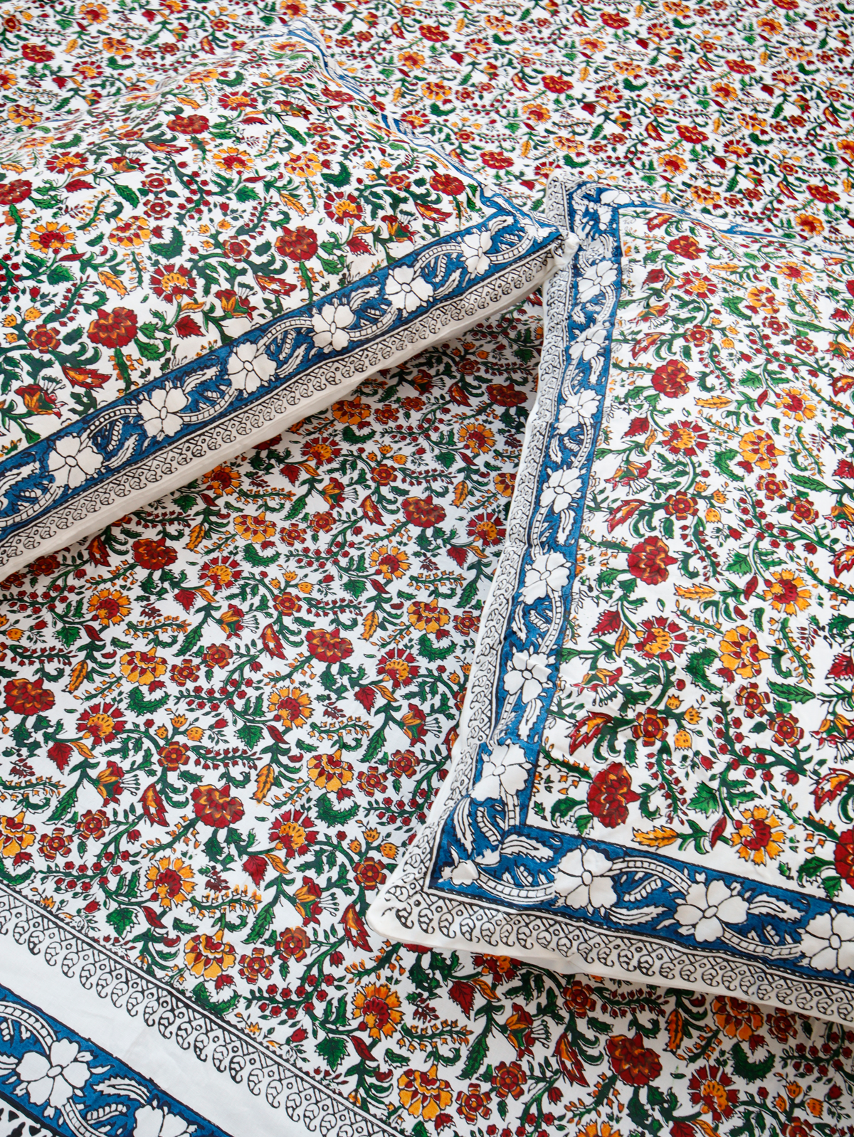 Spice of Life - Hand Block Printed Bed Set