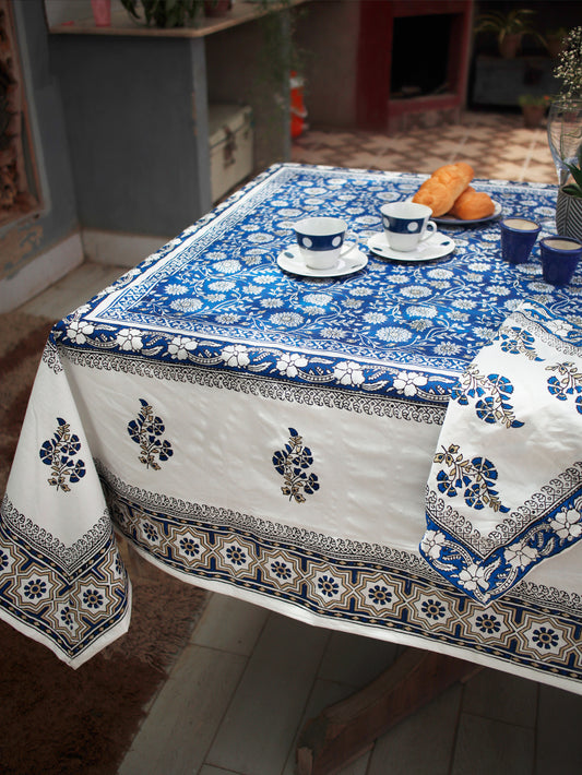 Indigo Veil Tablecloth