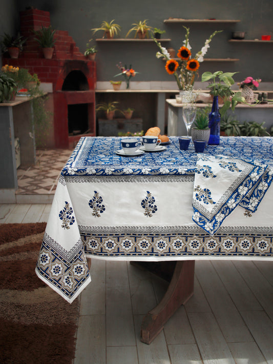 Indigo Veil Tablecloth
