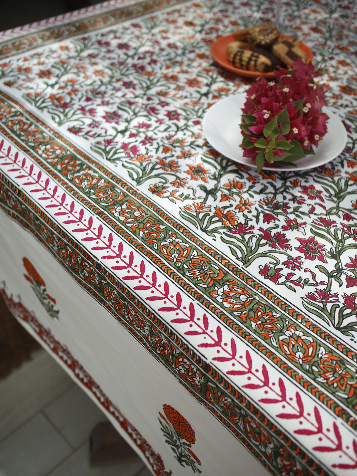 Ivory Orchard Tablecloth