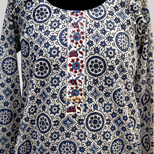 Indigo Summer Kurta